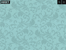 Tablet Screenshot of huset.dk